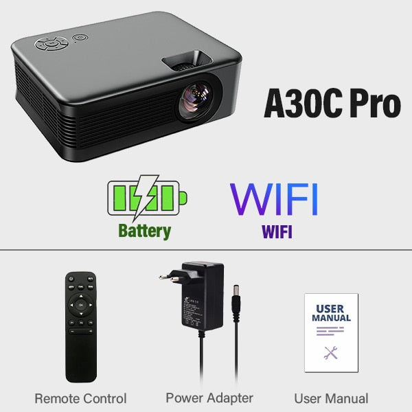 Mini-vidéoprojecteur lcd full hd 4k bluetooth® android® 9.0