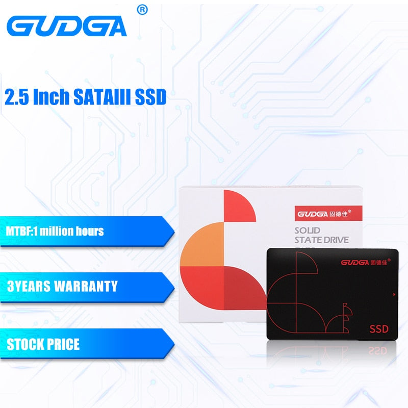GUDGA SSD 120GB 240GB 480GB Internal Solid State Hard Drive lowest price For laptop Hard Drive Disk Desktop Computer Accessories