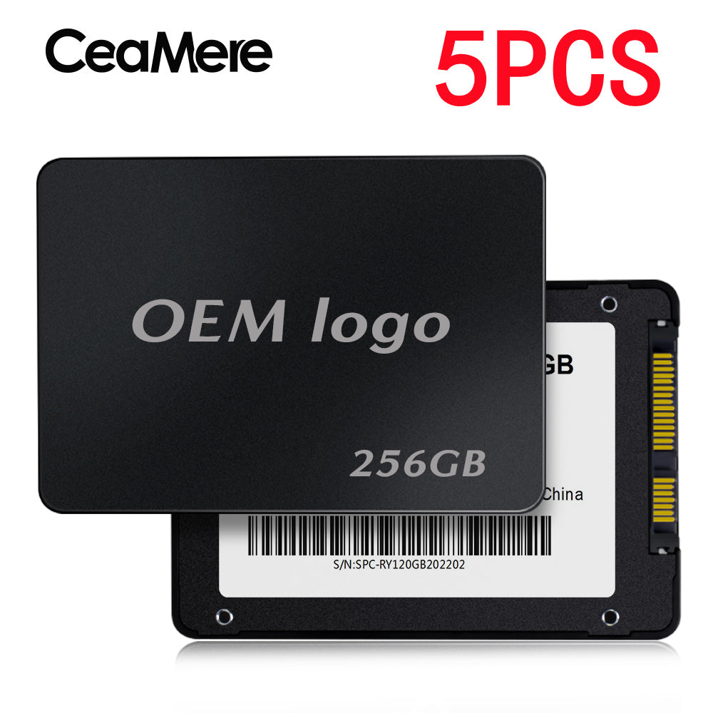 CeaMere Ssd 5PCS 128GB 240GB 256GB 480GB 500GB 960GB 1TB Hdd 2.5 Hard Disk Disc 2.5 " Internal Solid State Drive Hard drive disk