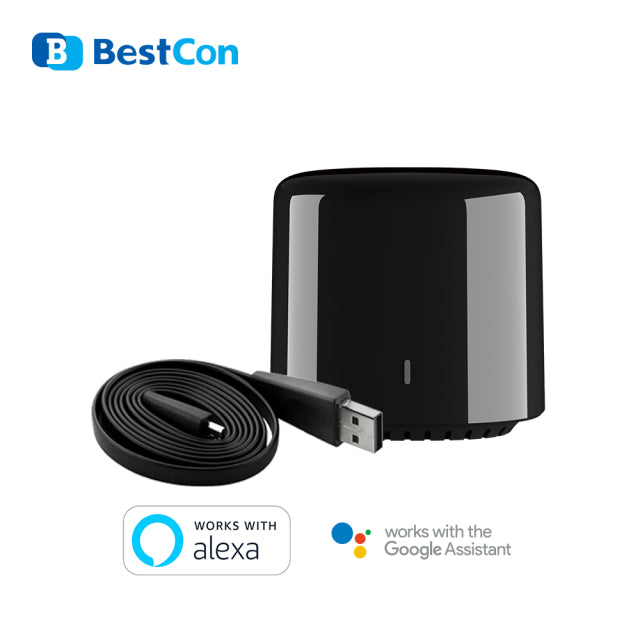 BroadLink RM4 BestCon RM4C mini Wi-Fi Smart Universal Remote Voice Control with Google Home &amp; Alexa Smart Home HUB