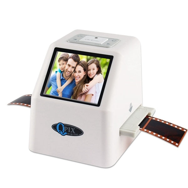 High Resolution 22 MP 35mm Negative Film Scanner 110 135 126KPK Super 8 Slide Film Photo Scanner Digital Film Converter 2.4&quot;LCD