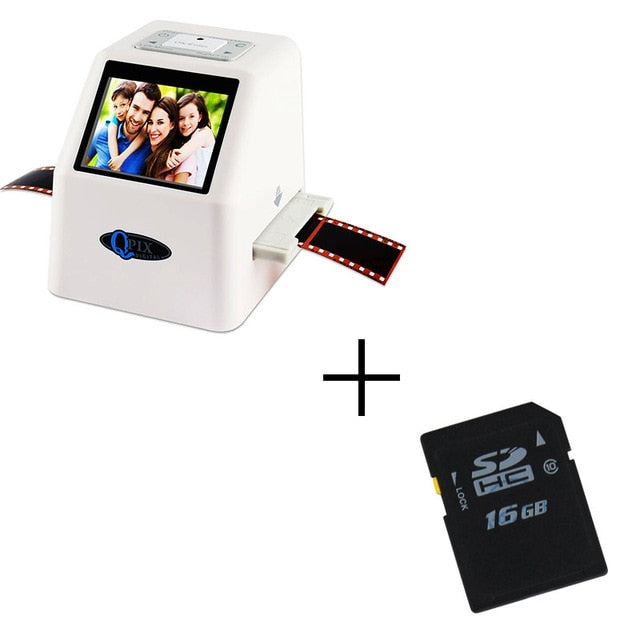 High Resolution 22 MP 35mm Negative Film Scanner 110 135 126KPK Super 8 Slide Film Photo Scanner Digital Film Converter 2.4&quot;LCD