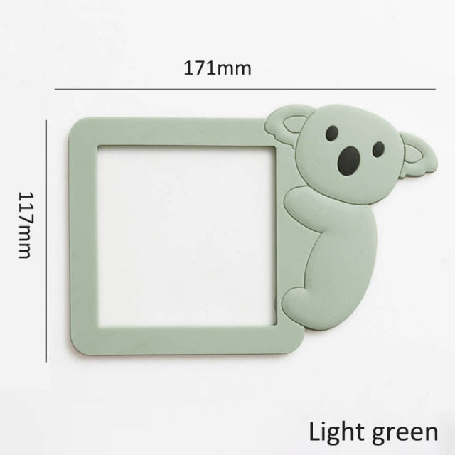 Cartoon Animal Unicorn Flamingo Switch cover Room Decor 3D Silicone On-off Switch Sticker Luminous Switch Outlet Wall Sticker