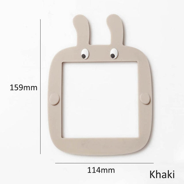 Cartoon Animal Unicorn Flamingo Switch cover Room Decor 3D Silicone On-off Switch Sticker Luminous Switch Outlet Wall Sticker