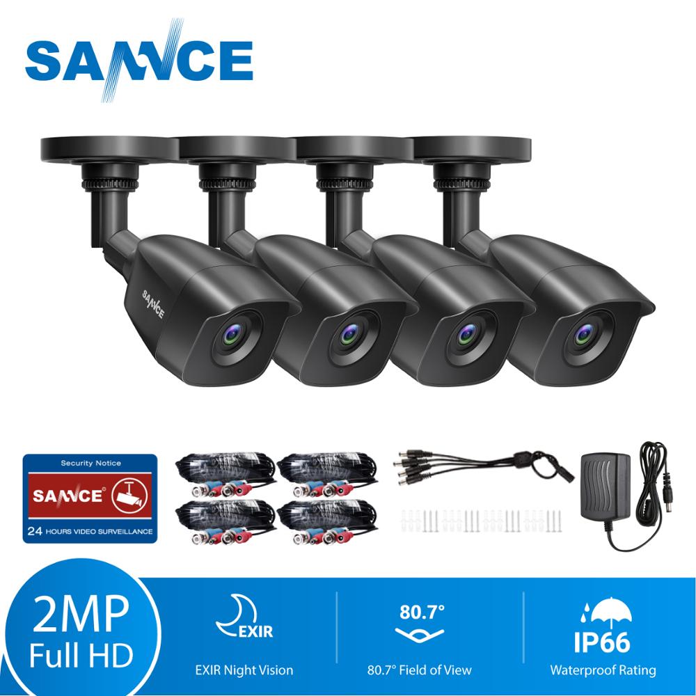 4PCS 1080P CCTV Security Cameras