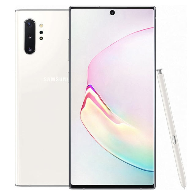 Samsung Galaxy Note 10 Plus N975U1 Note10+ N975U 256GB ROM 12GB RAM Octa Core 6.8&quot; Snapdragon 855 LTE Original Mobile Phone