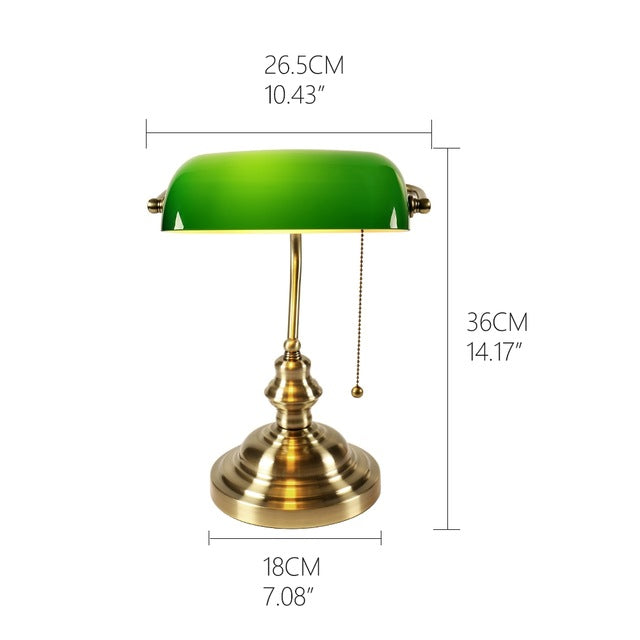 Classical Vintage Simple Banker Table Lamp