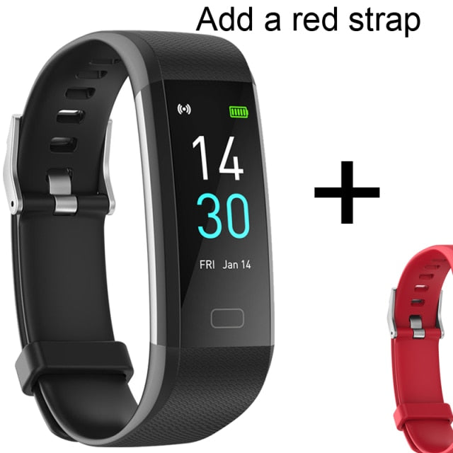 Bluetooth 5.0 Smart Band Watch IP68 Body Thermometer Sport Smart Bracelet Heart Rate Monitor Fitness Tracker Bracelet Men Women