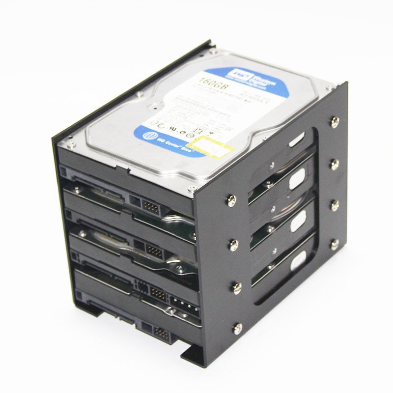 Aluminum 3.5 HDD Hard Disk bracket DIY Hard Disk Box Hard Disk Expansion Rack