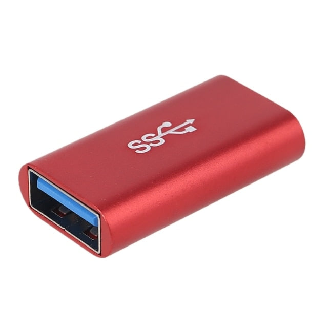 USB 3.0 Coupler Female to Female Adapter Gold-Plated Super Speed USB 3.0 Coupler Extender Connection Converter