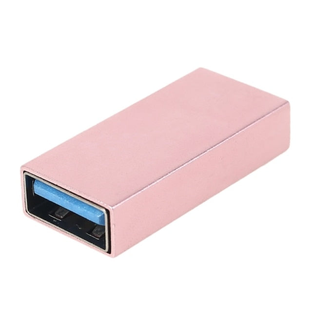 USB 3.0 Coupler Female to Female Adapter Gold-Plated Super Speed USB 3.0 Coupler Extender Connection Converter