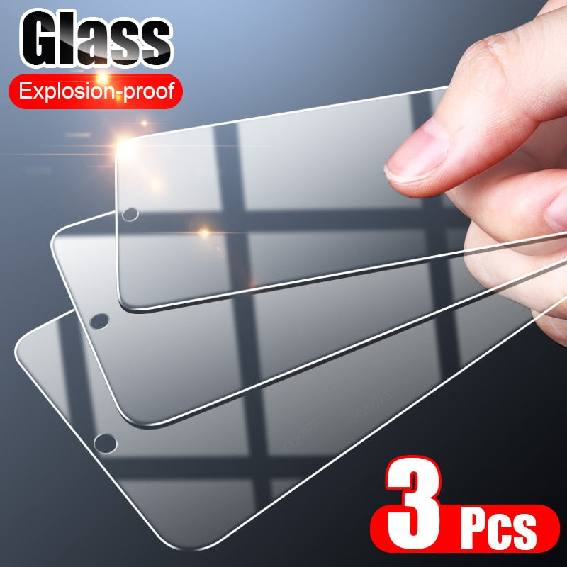 3Pcs Full Cover Tempered Glass For Samsung Galaxy A50 A70 A51 A71 A30 A20 A10 Screen Protector For Samsung A52 A72 A20E Glass