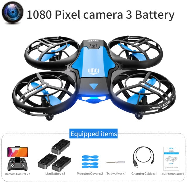 4DRC V8 New Mini Drone 4k profession HD Wide Angle Camera 1080P WiFi fpv Drone Camera Height Keep Drones Camera Helicopter Toys