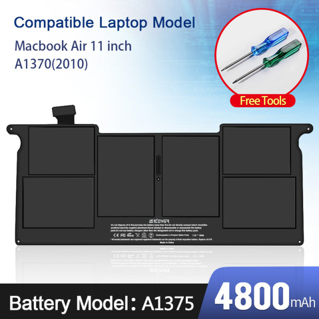 Laptop Battery For Apple Macbook Air