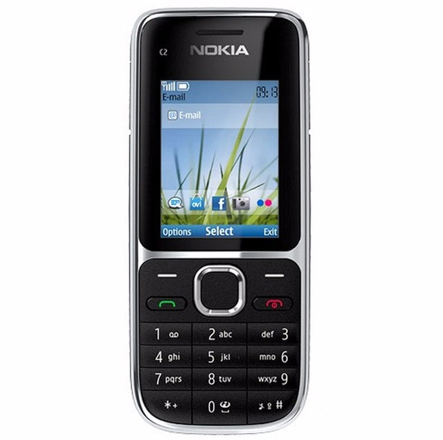 Original Nokia C2 C2-01  (90% New)3.2MP 2.0&quot; English/Russian/Hebrew keyboard Single Core 2G 3G used Unlocked Cell Phone