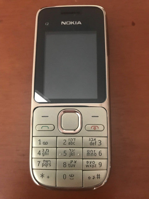 Original Nokia C2 C2-01  (90% New)3.2MP 2.0&quot; English/Russian/Hebrew keyboard Single Core 2G 3G used Unlocked Cell Phone