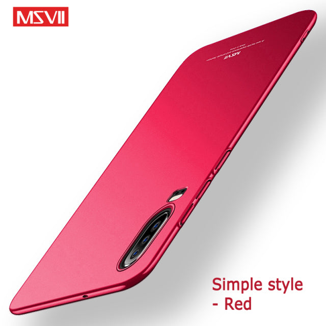 P30 Pro Case MSVII Slim Matte Coque For Huawei P30 Lite Pro Case P 30 Plus Hard PC Cover For Huawei P20 Lite P40 Pro Lite E Case