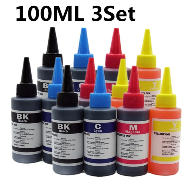 Refill Ink Kit Kits For-Canon-For-Samsung-For-Lexmark-For-Epson-For-Dell-For-Brother ALL Refillable Inkjet Printer