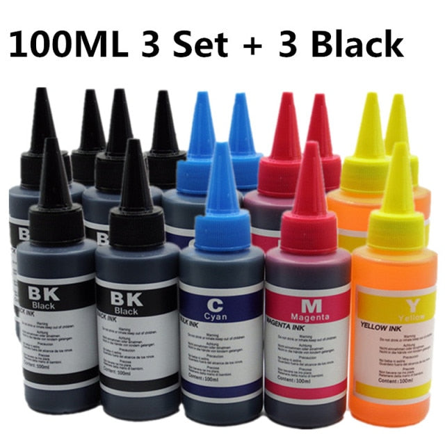 Refill Ink Kit Kits For-Canon-For-Samsung-For-Lexmark-For-Epson-For-Dell-For-Brother ALL Refillable Inkjet Printer