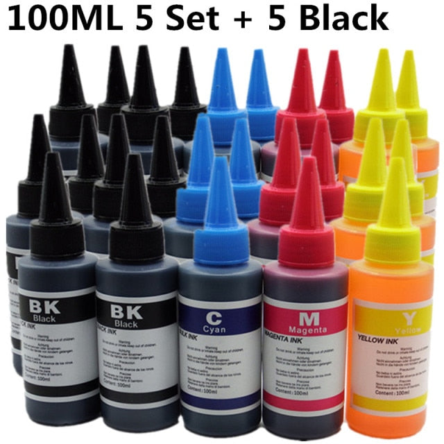 Refill Ink Kit Kits For-Canon-For-Samsung-For-Lexmark-For-Epson-For-Dell-For-Brother ALL Refillable Inkjet Printer