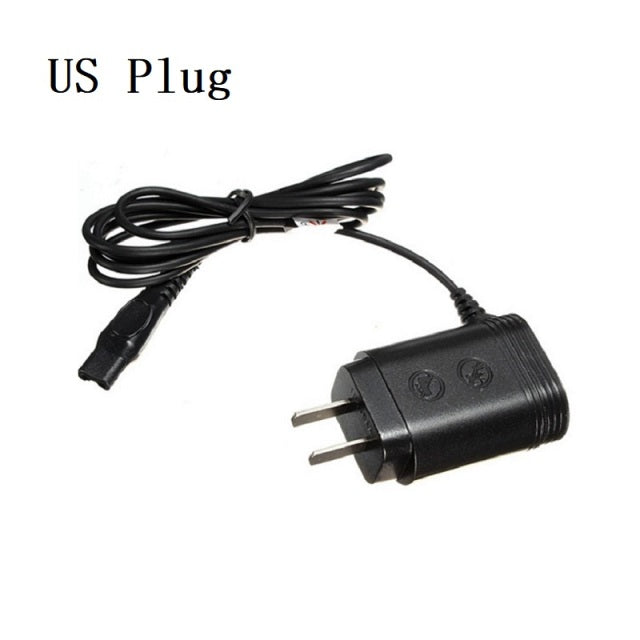 2-Prong Charger EU US Plug Power Adapter for PHILIPS Shavers HQ8505/6070/6075/6090