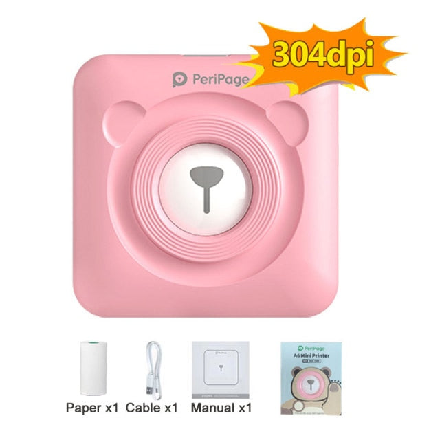 PeriPage Mini Pocket Photo Printer Portable Mobile phone Photo Printer For Mobile Phone Android iOS Windows