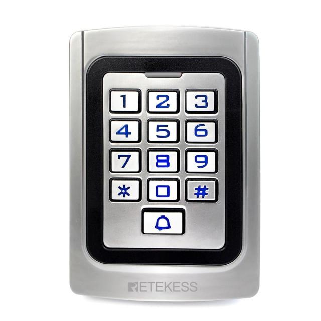 RETEKESS T-AC04 Keypad Door Access Control system IP68 Waterproof  Metal case Silicon Security Entry Door Reader RFID 125Khz EM