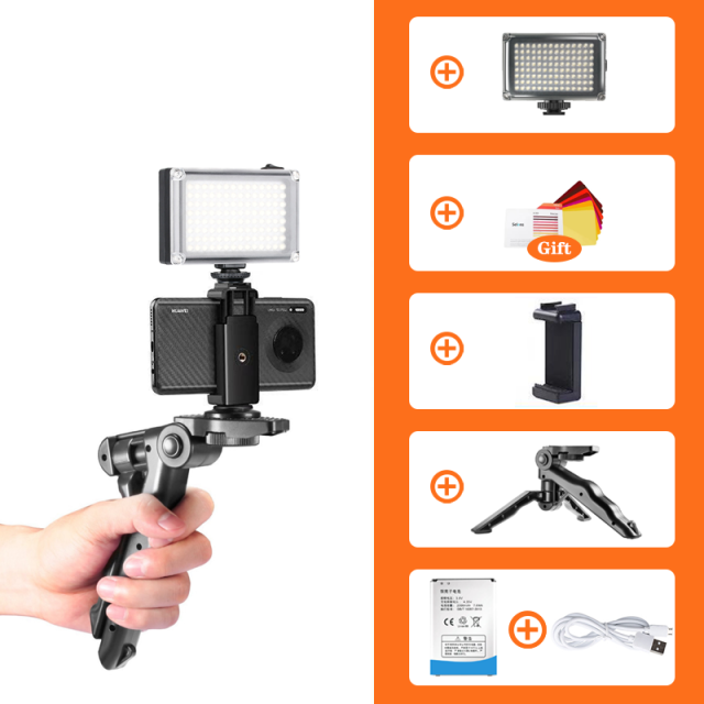 LED light for Video Light on-Camera External Battery Lamp for DSLR Camera Vlog Fill Light Photography Studio Light Accessories