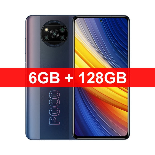 Global Version POCO X3 Pro 128GB / 256GB Snapdragon 860 Smartphone NFC 6.67” 120Hz DotDisplay 5160mAh 33W Charge Quad Camera