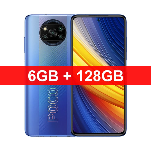 Global Version POCO X3 Pro 128GB / 256GB Snapdragon 860 Smartphone NFC 6.67” 120Hz DotDisplay 5160mAh 33W Charge Quad Camera