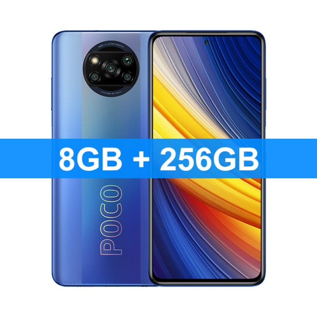 Global Version POCO X3 Pro 128GB / 256GB Snapdragon 860 Smartphone NFC 6.67” 120Hz DotDisplay 5160mAh 33W Charge Quad Camera