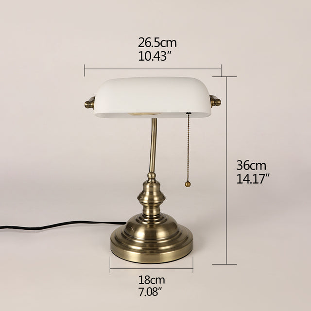 Classical Vintage Simple Banker Table Lamp