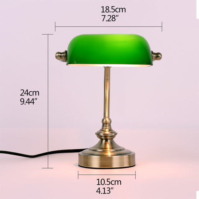 Classical Vintage Simple Banker Table Lamp