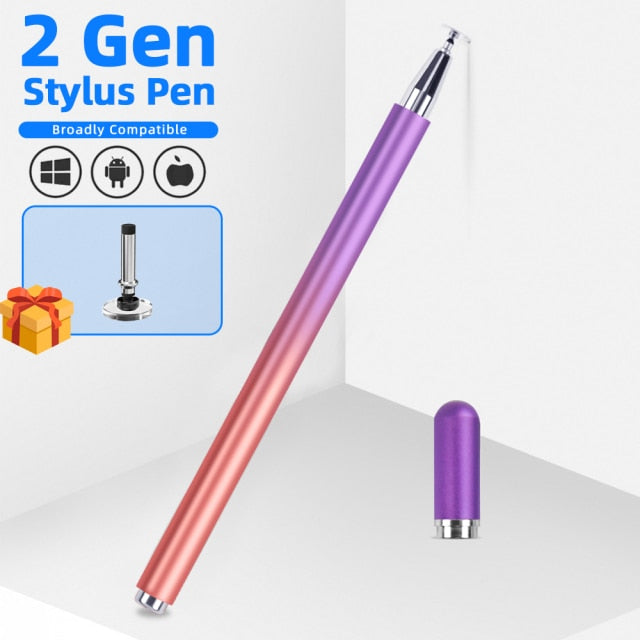 FONKEN Stylus Pen For Smartphones 2 in 1 Touch Pen for Samsung Xiaomi Tablet Screen Pen Thin Drawing Pencil Thick Capacity Pen