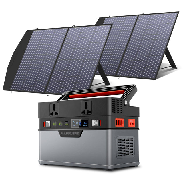 Solar Generator Battery Charger, 110V/220V Pure Sine Wave AC Outlet