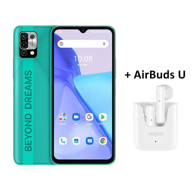 UMIDIGI Power 5 Global Version 128GB Smartphone Android 11 Helio G25 16MP AI Triple Camera 6150mAh 6.53&#39;&#39; Full Screen