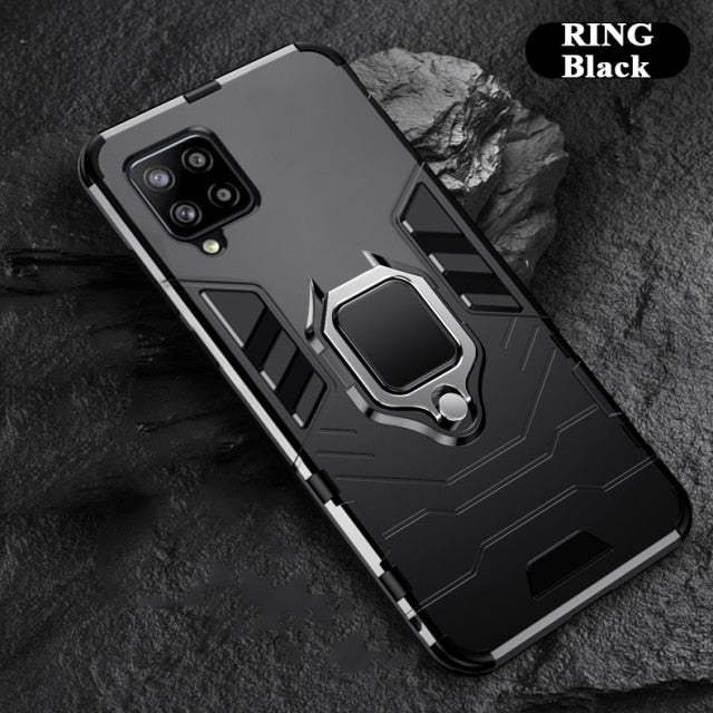 Armor Case for Samsung Galaxy S21 Plus S20 FE A12 A22 A32 A42 A52 A72 A82 A51 A71 A01 A02 A02S M12 M32 M62 F62 4G 5G Phone Cover