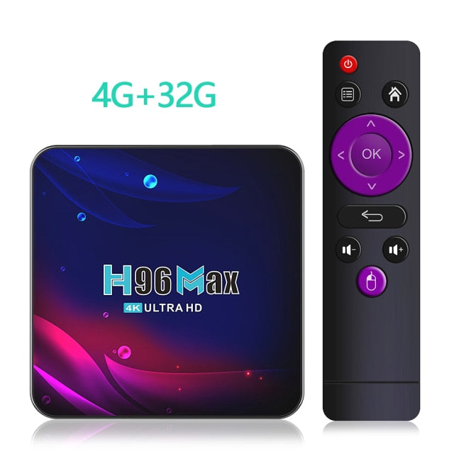 H96 Smart TV Box Android 11 4K Hd Youtube Google Play 5G Wifi Bluetooth Receiver Media Player HDR USB 3.0 4G 32Gb 64Gb Tv Box