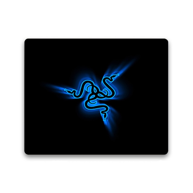 Big promotion Razer logo gamer play mats Rubber Art Speed Mouse Pad Small Size for Gaming Decorate the desktop Mouse pads