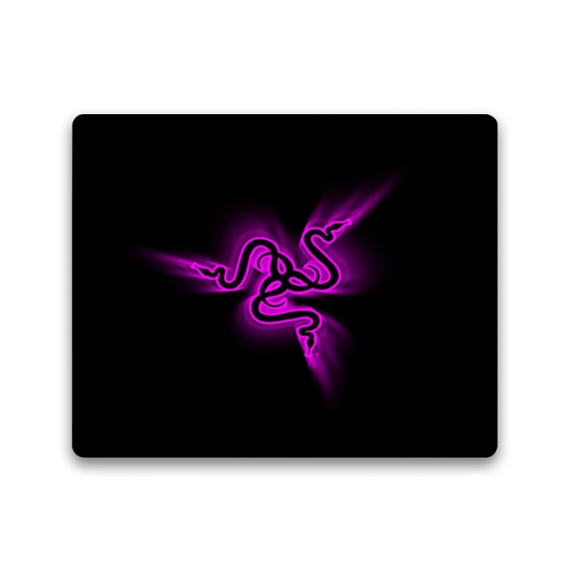 Big promotion Razer logo gamer play mats Rubber Art Speed Mouse Pad Small Size for Gaming Decorate the desktop Mouse pads