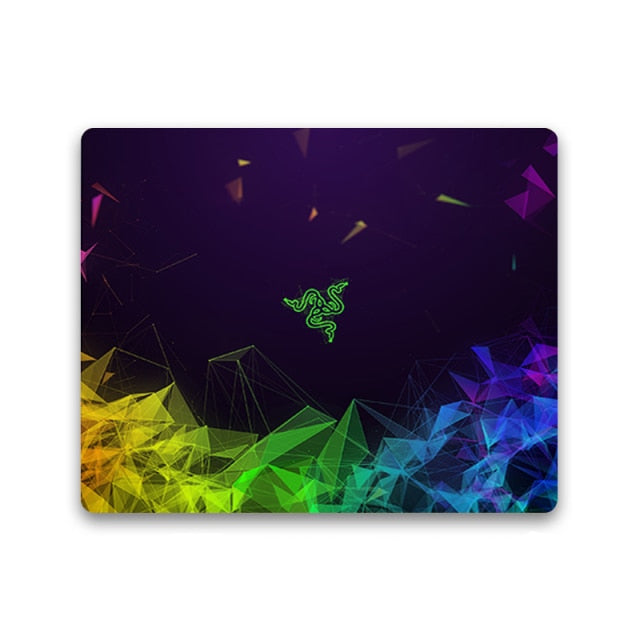 Big promotion Razer logo gamer play mats Rubber Art Speed Mouse Pad Small Size for Gaming Decorate the desktop Mouse pads