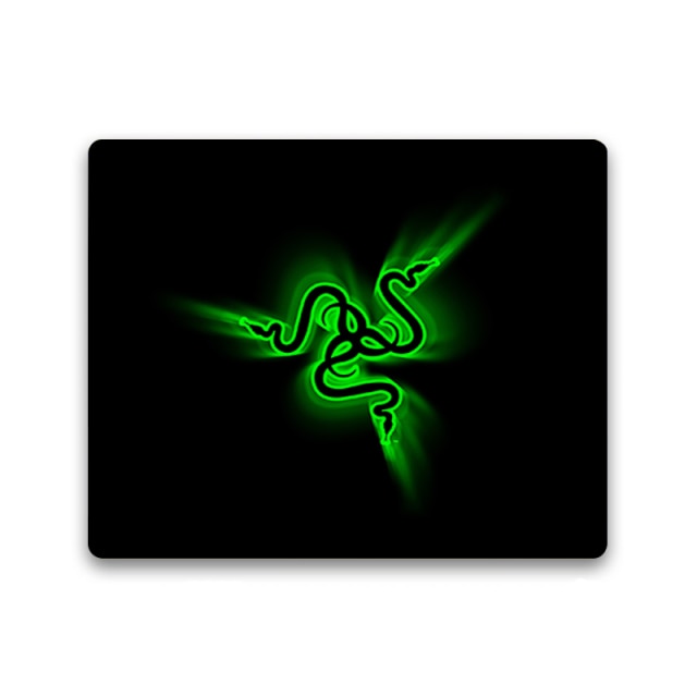 Big promotion Razer logo gamer play mats Rubber Art Speed Mouse Pad Small Size for Gaming Decorate the desktop Mouse pads