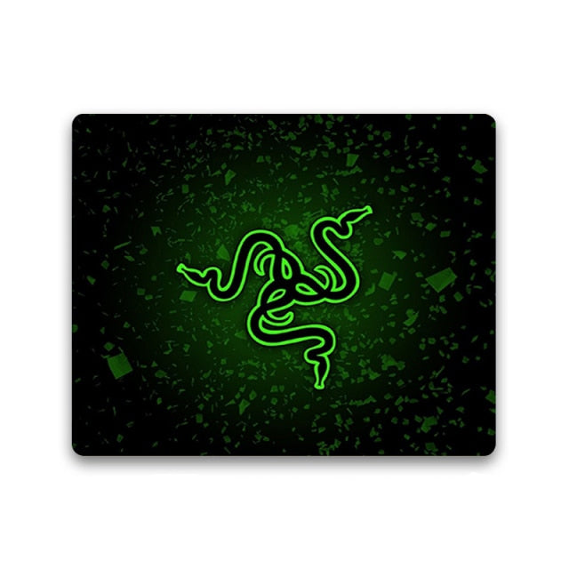 Big promotion Razer logo gamer play mats Rubber Art Speed Mouse Pad Small Size for Gaming Decorate the desktop Mouse pads