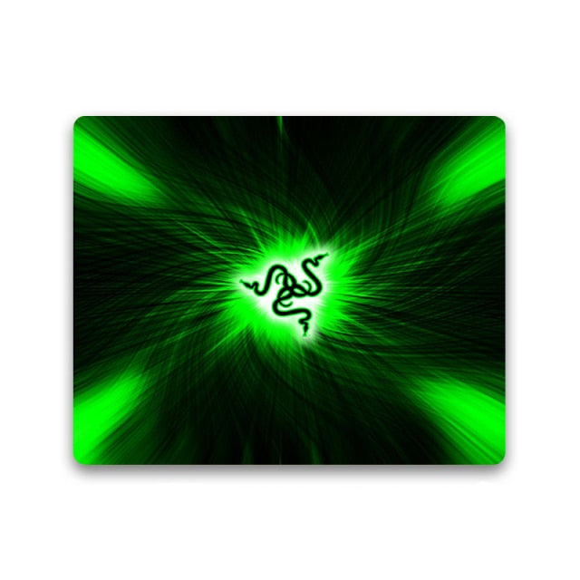 Big promotion Razer logo gamer play mats Rubber Art Speed Mouse Pad Small Size for Gaming Decorate the desktop Mouse pads