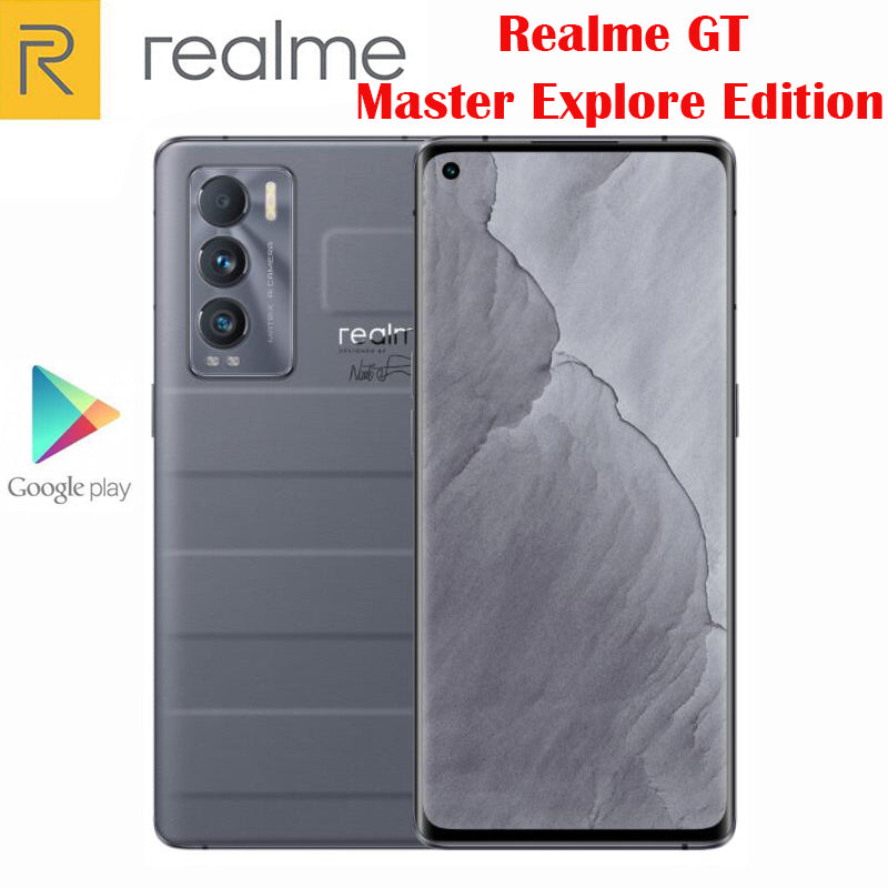 New Official Original Realme GT Master Explore Edition 5G Mobile Phone Snapdragon870 6.55&#39;&#39; AMOLED 50MP 4500Mah 65W Charger NFC