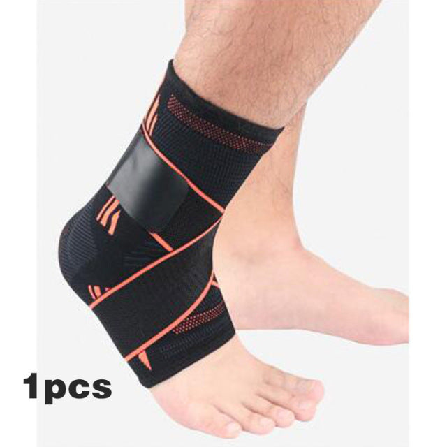 1Pcs Sport Ankle Support Elastic High Protect Sports Ankle Equipment Safety Running Basketball Brace Support