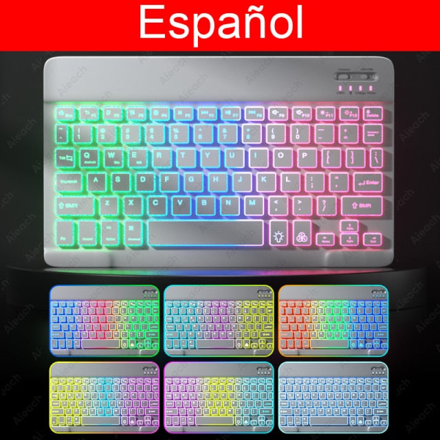 For iPad Keyboard Backlit Wireless Keyboard Bluetooth-compatible For Samsung Xiaomi Huawei Apple Phone Laptop Tablet Keyboard