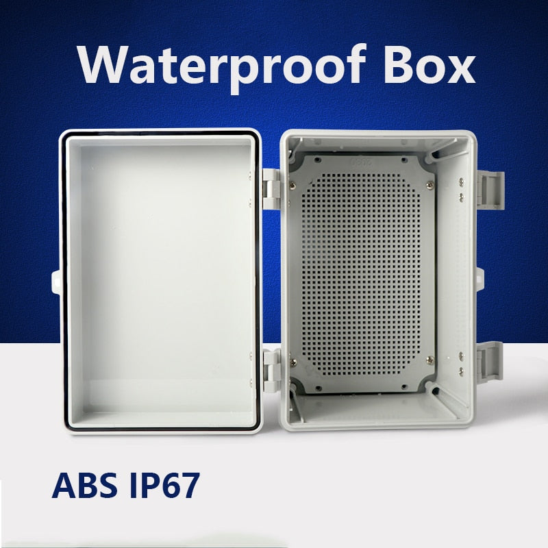 Waterproof Plastic Enclosure Box Electronic Ip67 Project Instrument Case ABS Outdoor Junction Box Electrical Project Box  Housin