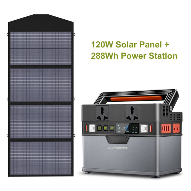 Portable Power Station 288Wh / 78000mAh Solar Generator