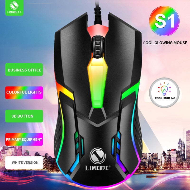Wired Backlit Mouse Competitive Gaming Mouse Notebook Office Luminous Mouse
